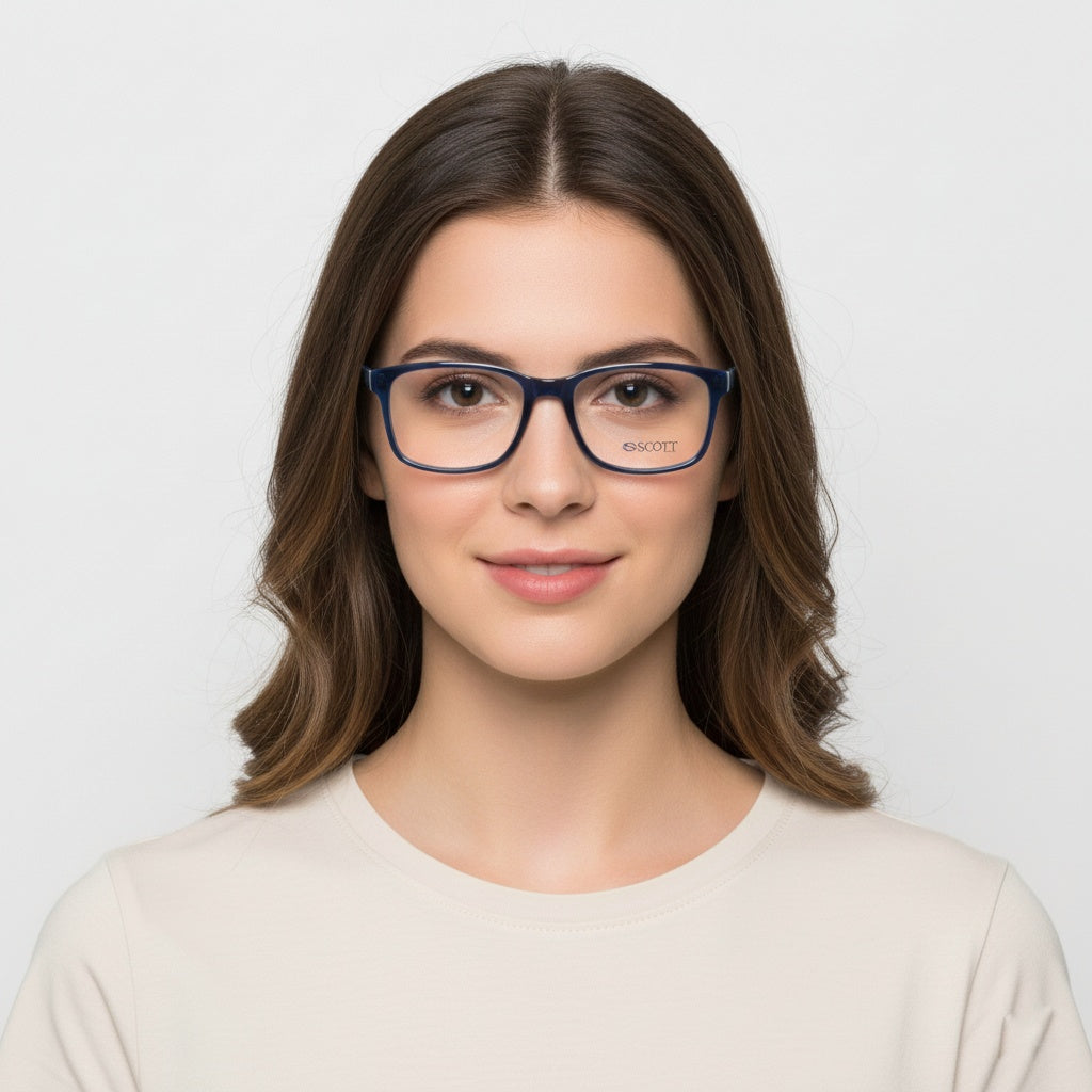 SCOTT Luxury Unisex Blue fibre frame | Durable Hinge & Comfort Fit