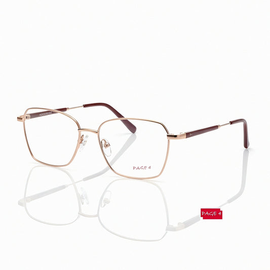 Page 4 Golden Grace — A timeless gold frame that never fades for women .