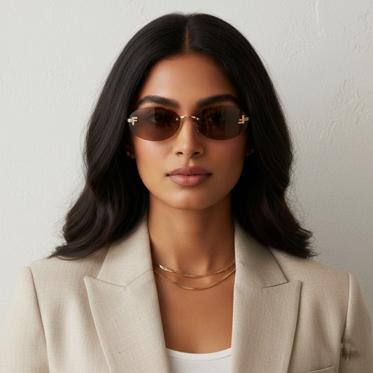 EYEFLIX // FRAMELESS SUNGLASSES UV 400% POLARIZED LENSES FOR MEN AND WOMEN