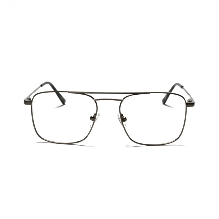EYEFLIX // GUN METAL SQUARE FOR MEN