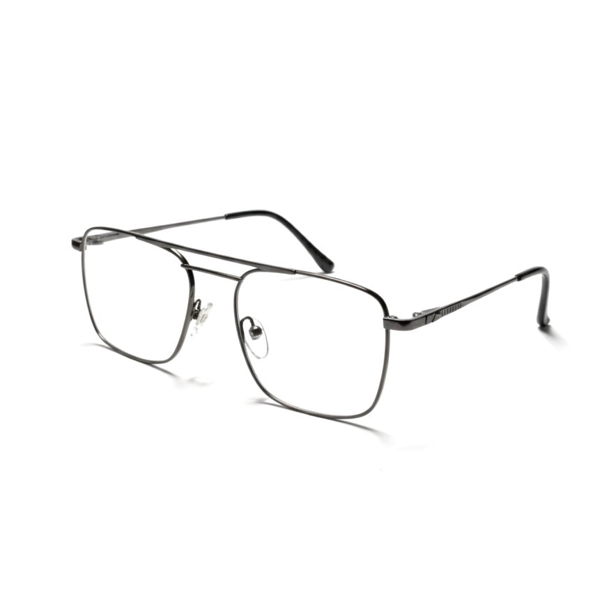 EYEFLIX // GUN METAL SQUARE FOR MEN