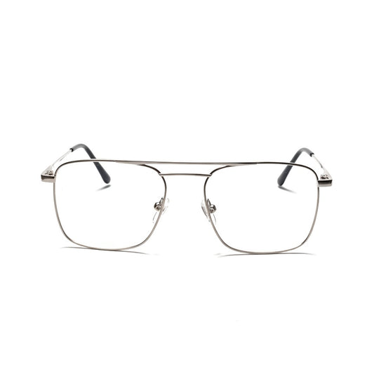 EYEFLIX // SQUARE SILVER METAL FOR MEN