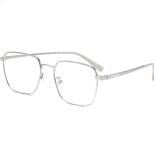 EYEFLIX // SILVER METAL FRAME FOR MEN AND WOMEN