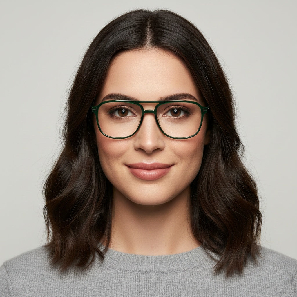 EYEFLIX // GREEN SHEET EYEGLASSES FOR MEN AND WOMEN