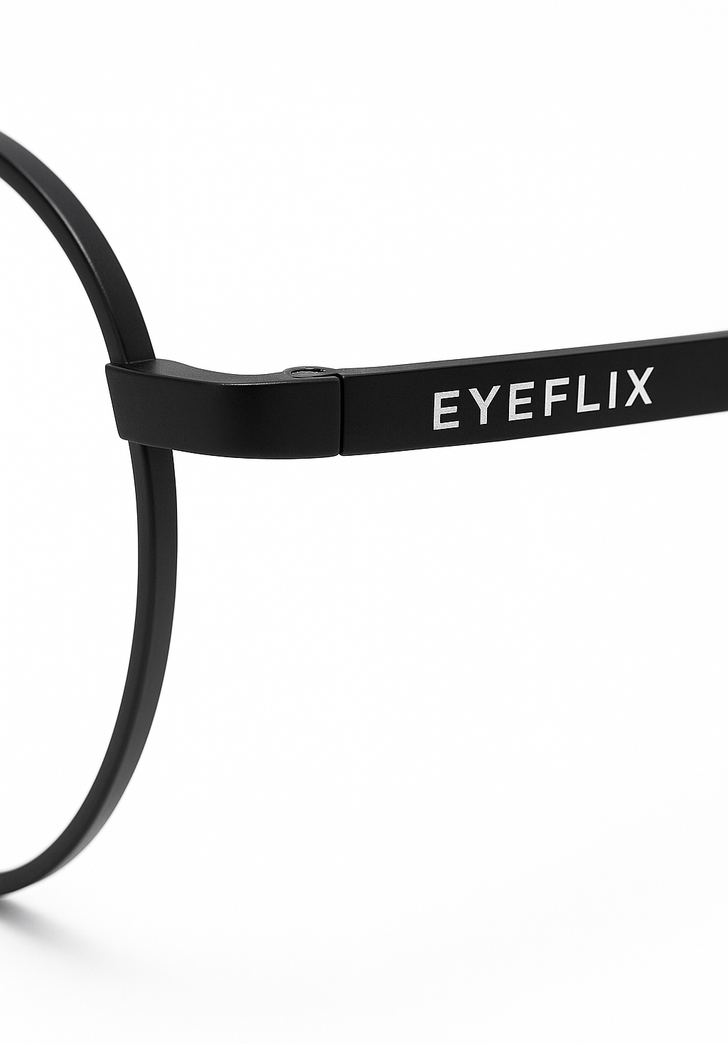 EYEFLIX // RETRO ROUND BLACK