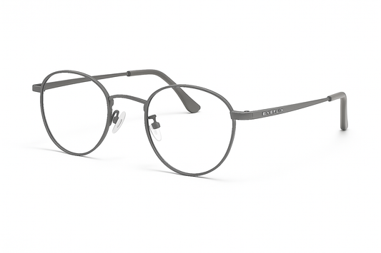 EYEFLIX // RETRO ROUND GREY