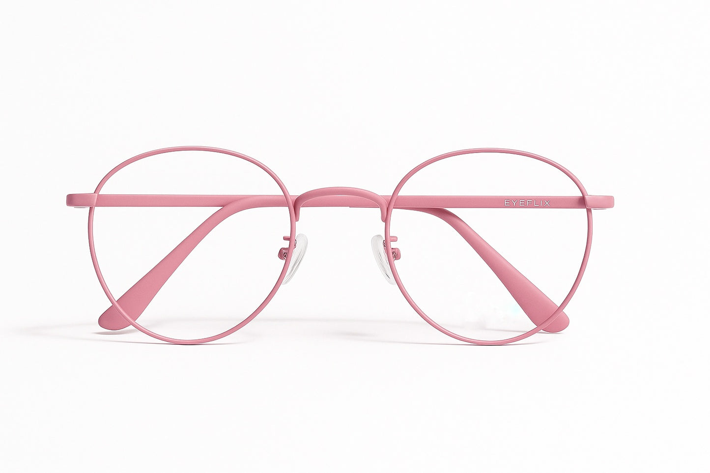 EYEFLIX // RETRO ROUND ROSE GOLD