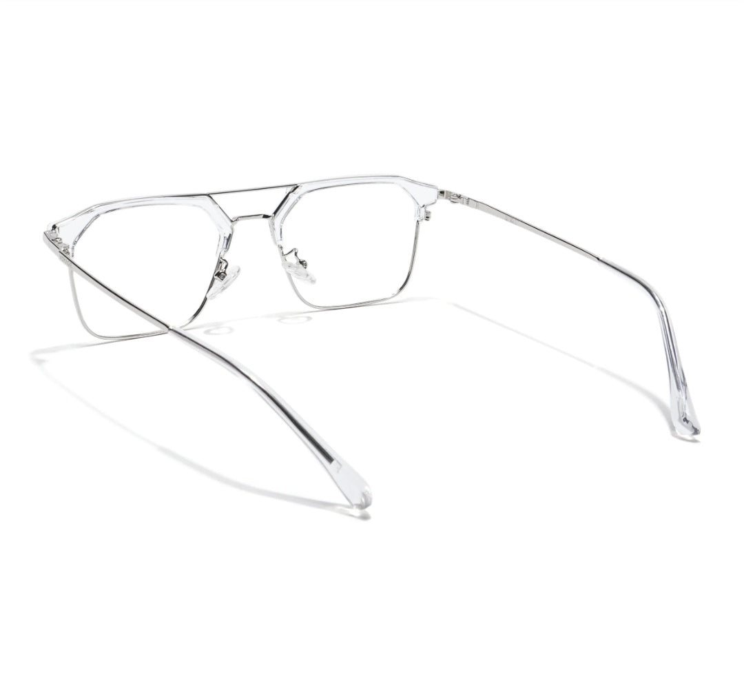 EYEFLIX CRESTA // TRANSPARENT DRIP WAYFARE FOR MEN AND WOMEN