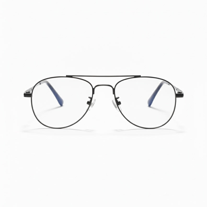 EYEFLIX // AVIATOR BLACK METAL  FOR MEN