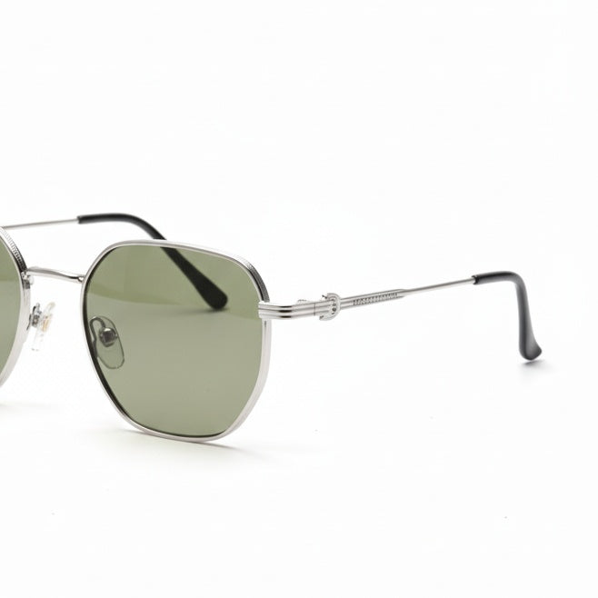 EYEFLIX // ROUND HEXAGONAL SUNGLASSES UV 400 % POLARIZED LENSES FOR MEN AND WOMEN