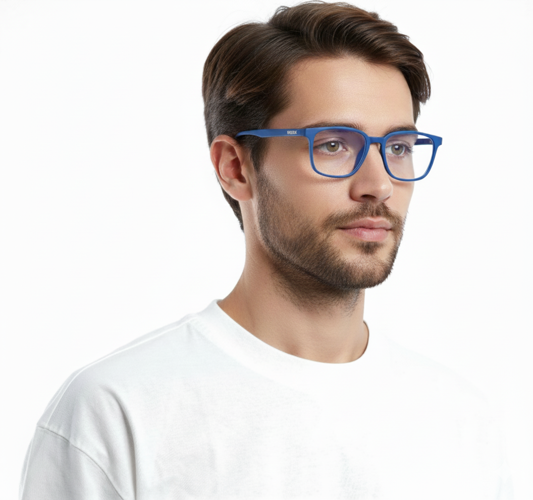 EYEFLIX // GLOSSY SKY BLUE HUSTLE X ONE SQUARE