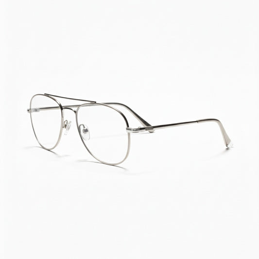 EYEFLIX // AVIATOR SILVER METAL FOR MEN