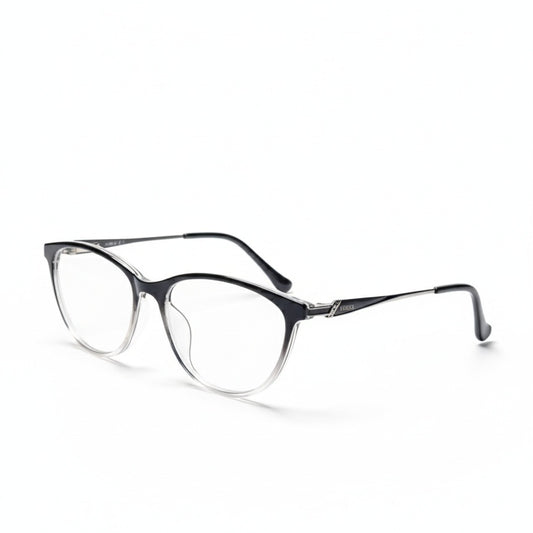 EYEFLIX // GLOSSY BLACK AND TRANSPARENT SHADE  CAT EYE FOR WOMEN