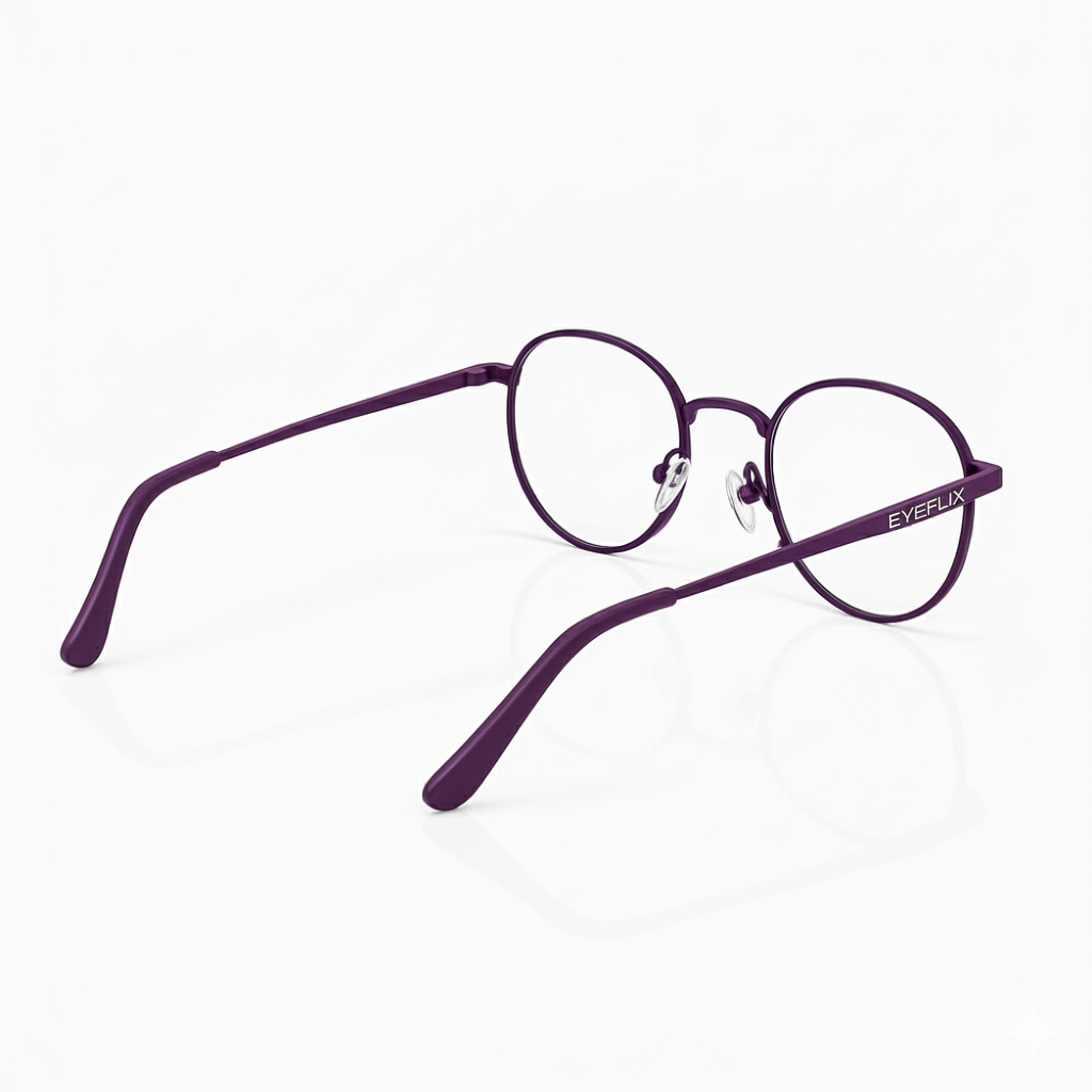 EYEFLIX // RETRO ROUND PURPLE