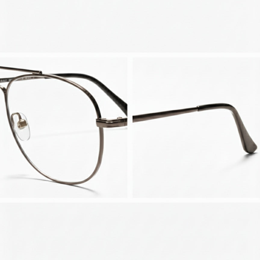 EYEFLIX // AVIATOR GUN METAL FOR MEN