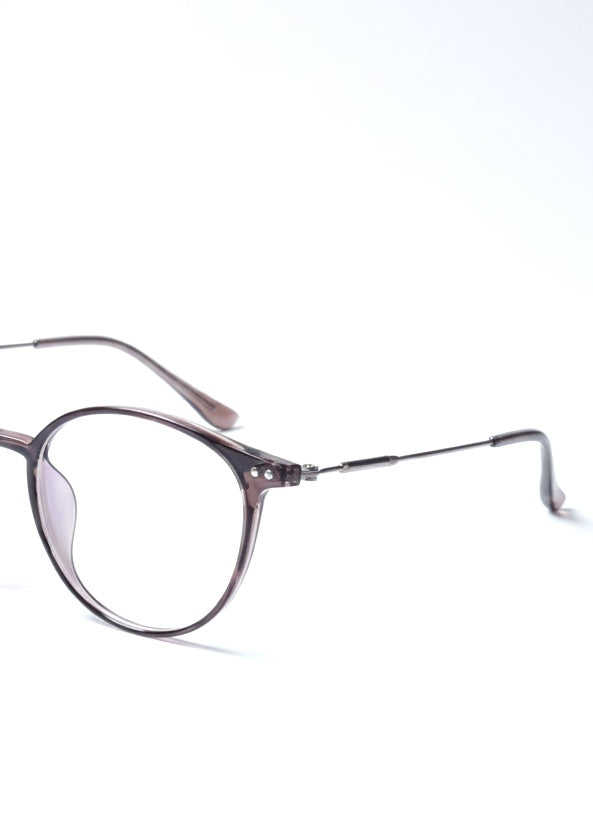 EYEFLIX // ROUND PRINTED SHEET EYEGLASSES