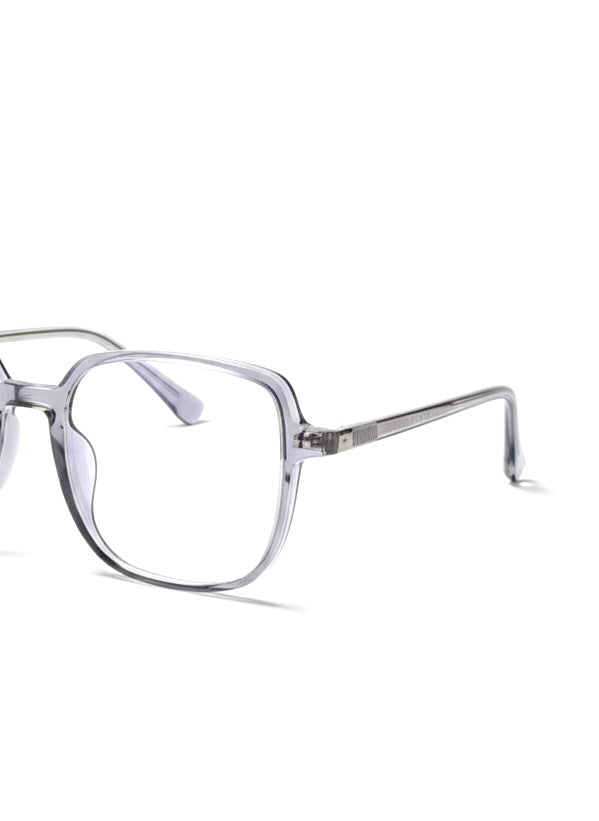 EYEFLIX // GREY GLOSSY SHEET EYEGLASSES