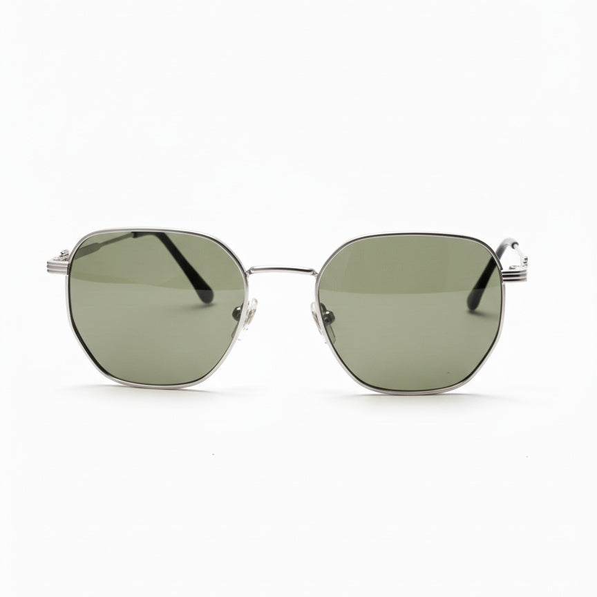 EYEFLIX // ROUND HEXAGONAL SUNGLASSES UV 400 % POLARIZED LENSES FOR MEN AND WOMEN
