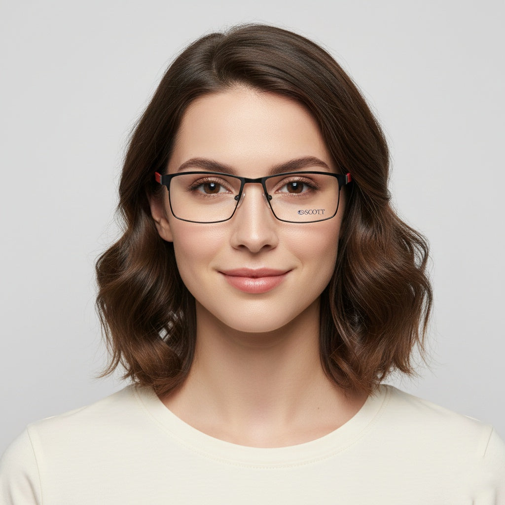 SCOTT Luxury Unisex Metal full rim | Durable Hinge & Comfort Fit