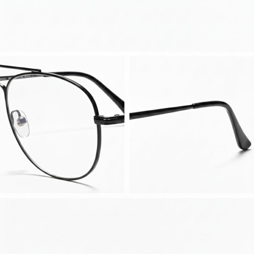 EYEFLIX // AVIATOR BLACK METAL  FOR MEN