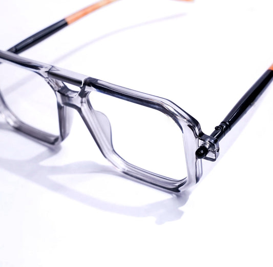 EYEFLIX // GREY GLOSSY GHOST WAYFARE FOR MEN AND WOMEN