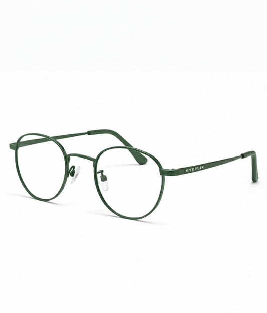 EYEFLIX // RETRO ROUND GREEN