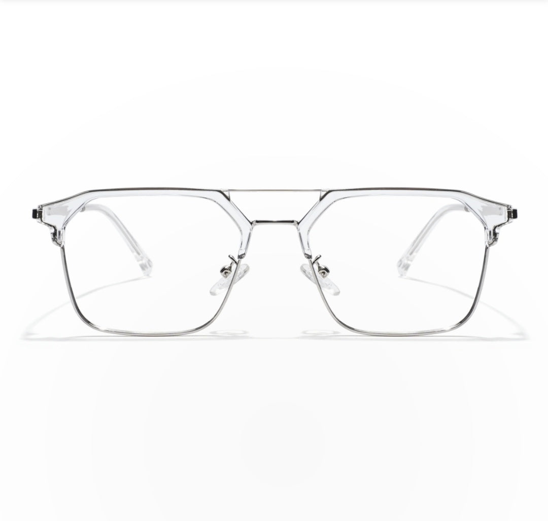 EYEFLIX CRESTA // TRANSPARENT DRIP WAYFARE FOR MEN AND WOMEN