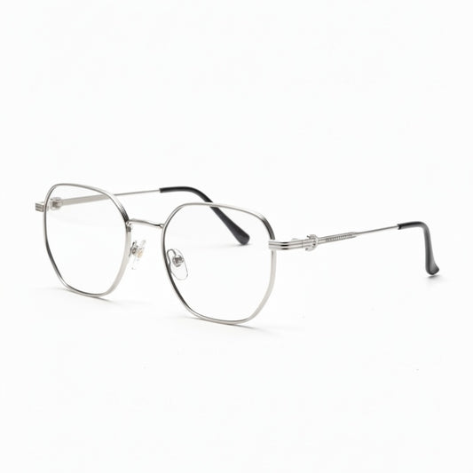 EYEFLIX // HEXAGONAL ROUND FOR MEN AND WOMEN METAL