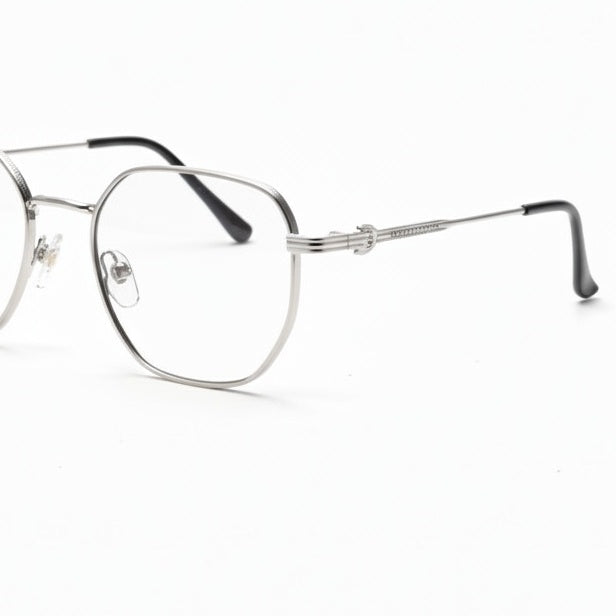 EYEFLIX // HEXAGONAL ROUND FOR MEN AND WOMEN METAL