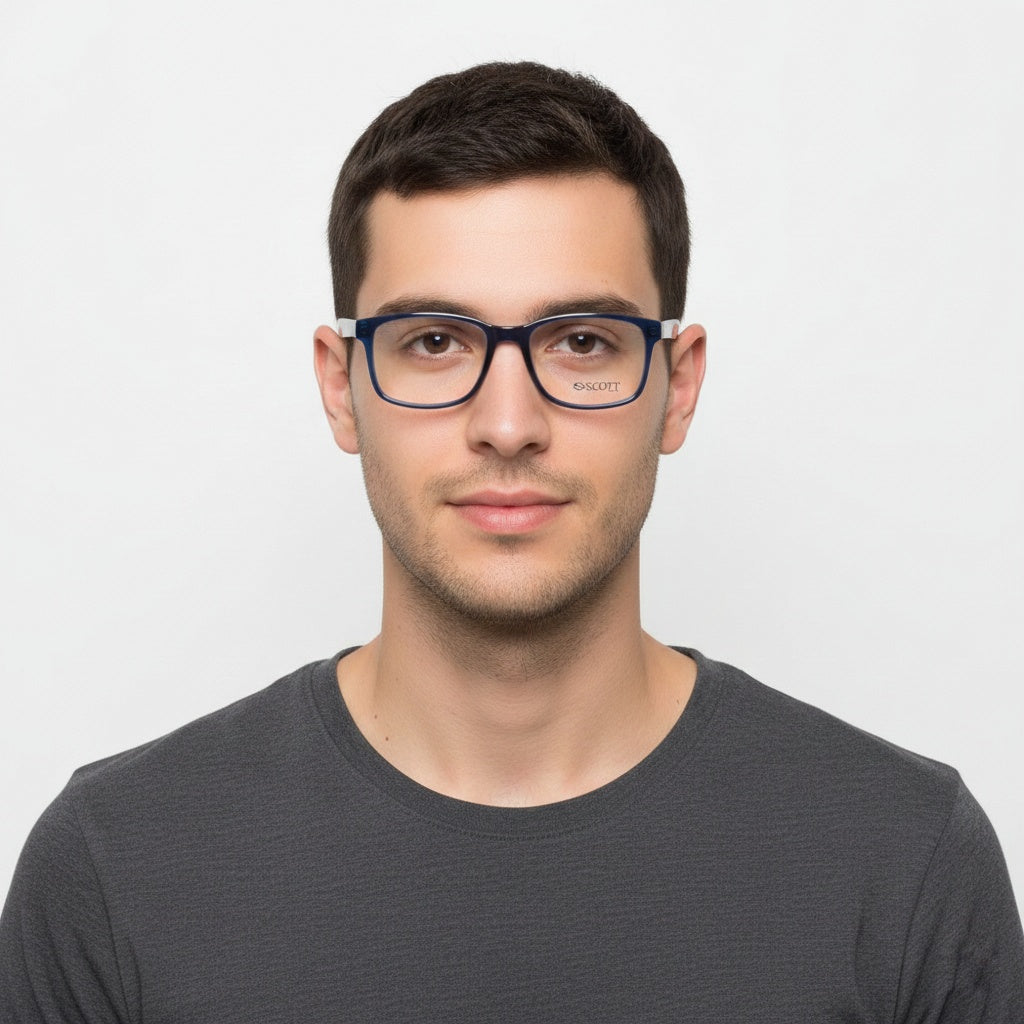 SCOTT Luxury Unisex Blue fibre frame | Durable Hinge & Comfort Fit